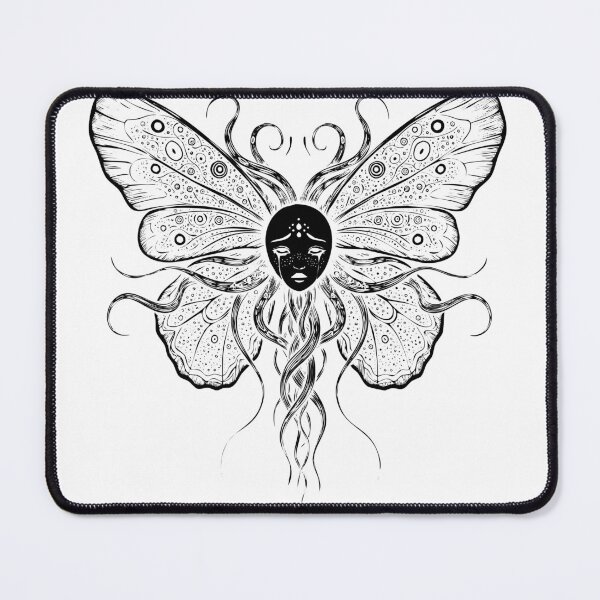 Item preview, Neo-Bioform 404: Butterfly × Jellyfish Vector Glitch Organism – Cyber Surreal designed and sold by ARTCREATESHOP.