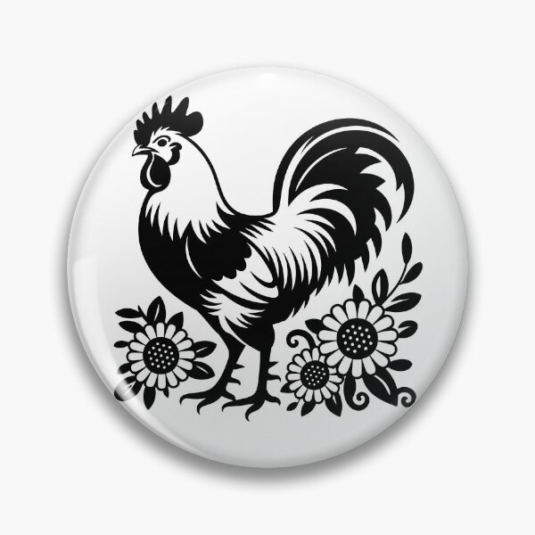 Item preview, Rooster with Sunflowers designed and sold by theartfulaspie.