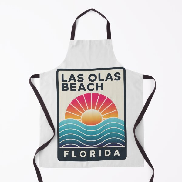 Item preview, Las Olas Beach Florida - Road Sign designed and sold by TheOldMittenIllustrated.
