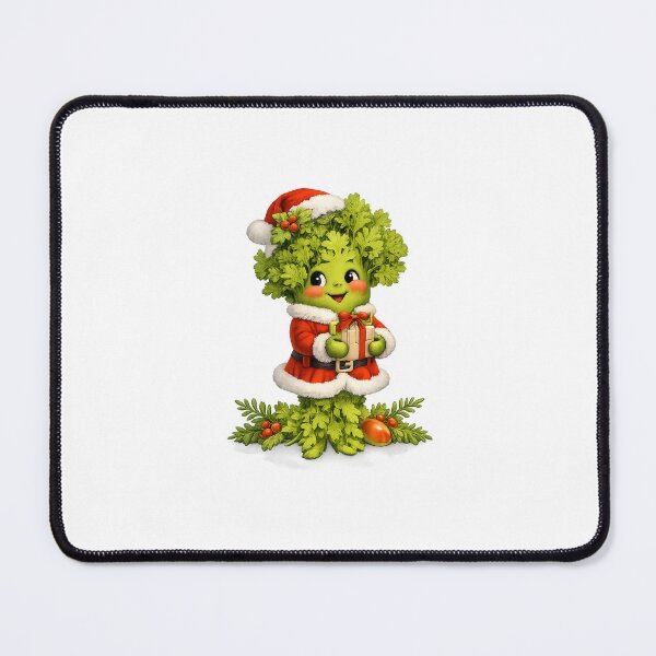 Item preview, Festive Christmas Kale Character – Cozy Holiday Vegetable designed and sold by PineappleNorth.