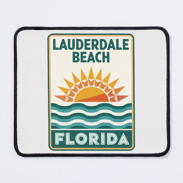 Item preview, Lauderdale Beach Florida - Road Sign designed and sold by TheOldMittenIllustrated.