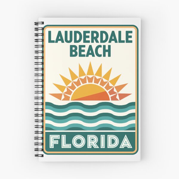 Item preview, Lauderdale Beach Florida - Road Sign designed and sold by TheOldMittenIllustrated.