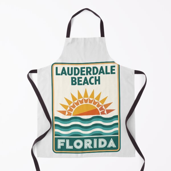 Item preview, Lauderdale Beach Florida - Road Sign designed and sold by TheOldMittenIllustrated.
