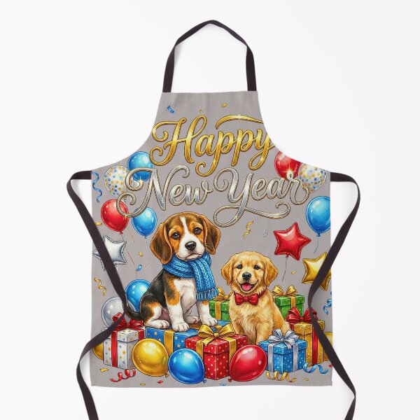 Item preview, Cute Corgi & Beagle Puppies Ultimate New Year 2026 Party | Star Balloons & Gifts Celebration designed and sold by E-SarnEdge.