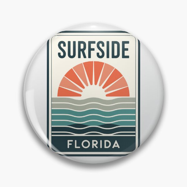 Item preview, Surfside Florida - Beach Sign designed and sold by TheOldMittenIllustrated.