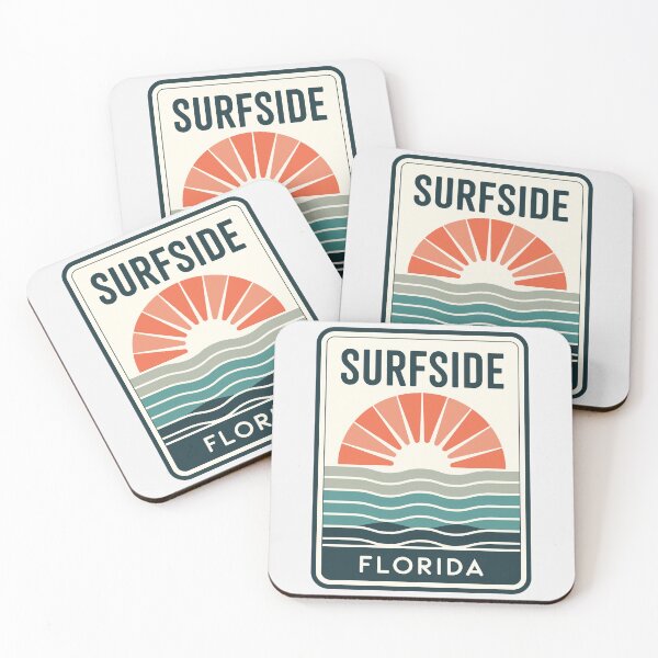 Item preview, Surfside Florida - Beach Sign designed and sold by TheOldMittenIllustrated.