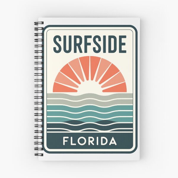 Item preview, Surfside Florida - Beach Sign designed and sold by TheOldMittenIllustrated.
