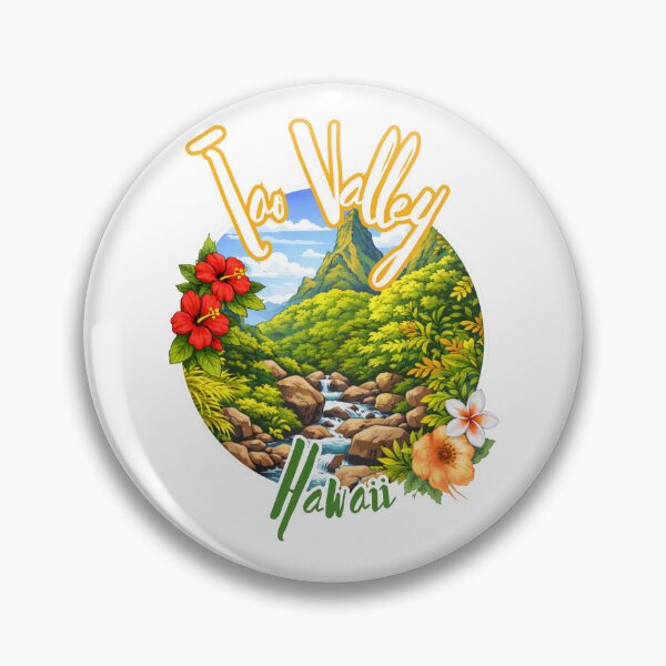 Item preview, Iao Valley State Monument, Maui Hawaii designed and sold by Ameus.