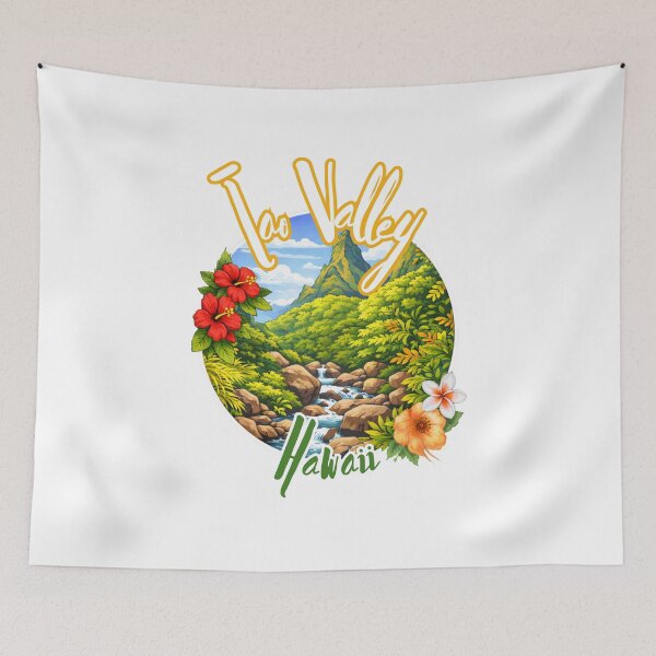 Item preview, Iao Valley State Monument, Maui Hawaii designed and sold by Ameus.