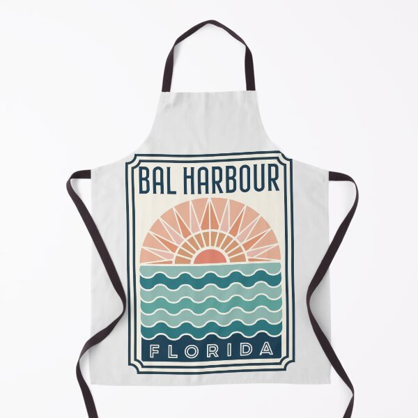 Item preview, Bal Harbour Florida - Beach Sign designed and sold by TheOldMittenIllustrated.