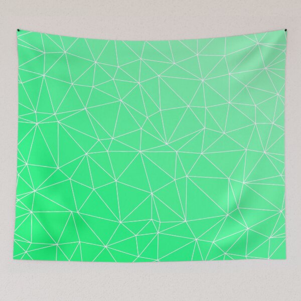 Item preview, Light Green Geometric Gradient Pattern designed and sold by patternsoup.