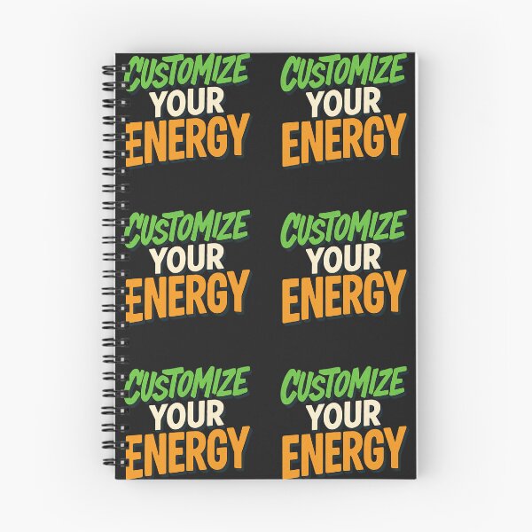 Item preview, Customize Your Energy – Motivational Typography Quote Sticker designed and sold by astersgraphics.