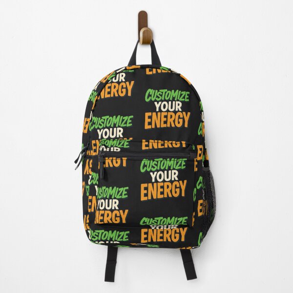 Item preview, Customize Your Energy – Motivational Typography Quote Sticker designed and sold by astersgraphics.
