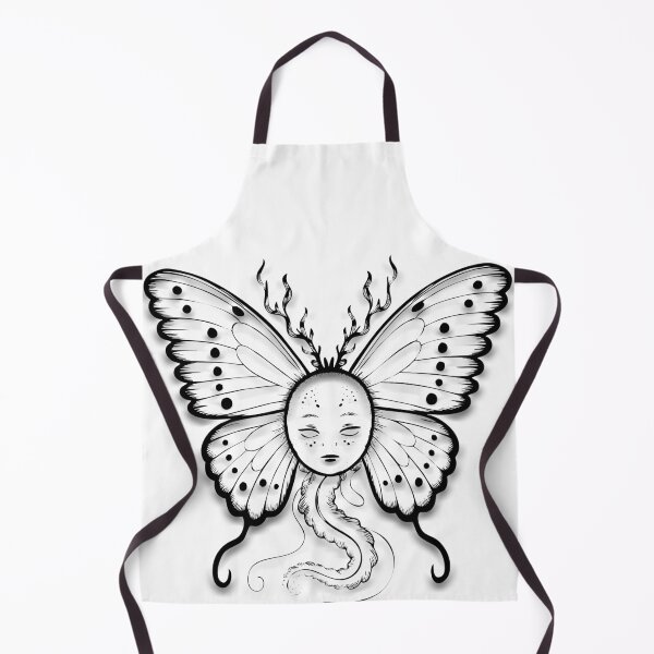Item preview, One Stroke Abyss – Zen Minimalist Butterfly-Jellyfish in Pure Monochrome Vector designed and sold by ARTCREATESHOP.