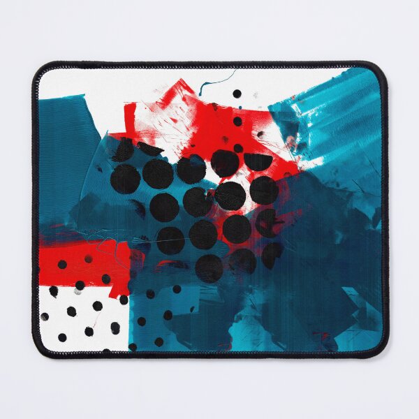 Item preview, Red and Teal with Various Dots designed and sold by Jdcarter27.