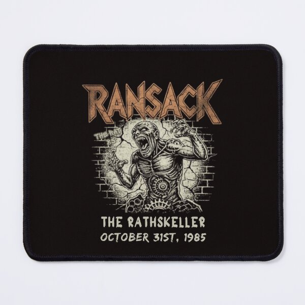 Item preview, Ransack - 1985 Vintage Thrash Metal Halloween Gig Poster designed and sold by Rhythm Thru Art .