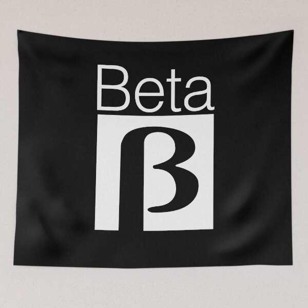Item preview, Betamax logo white designed and sold by obstinator.