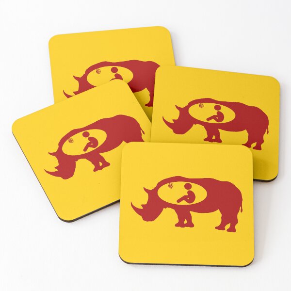 Item preview, Ace Ventura Rhino Scene - Red Silhouette designed and sold by Artsy Sharky.