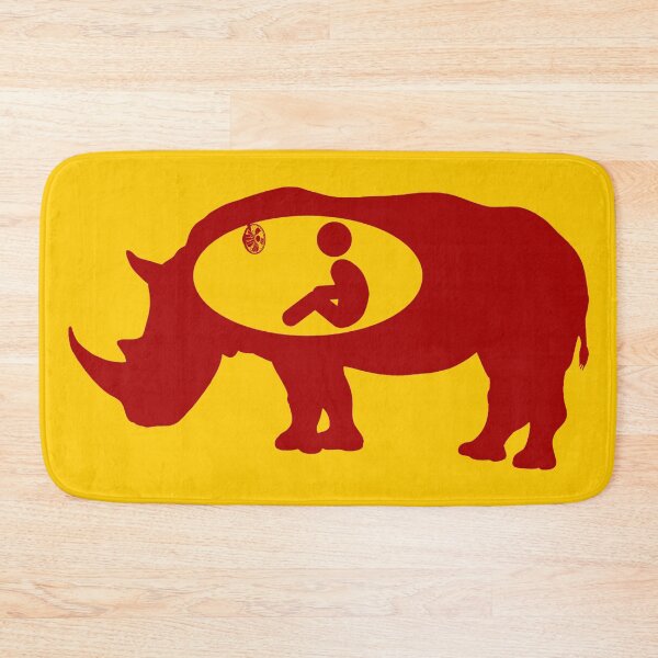 Item preview, Ace Ventura Rhino Scene - Red Silhouette designed and sold by Artsy Sharky.