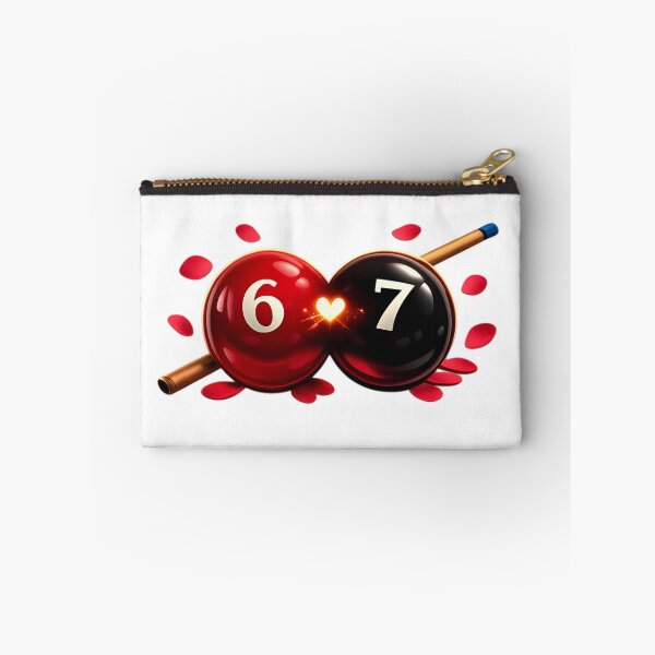 Item preview, 6 & 7 Billiard Balls Love Heart | Pool Player Valentine Romance Design designed and sold by HoneyVibe.