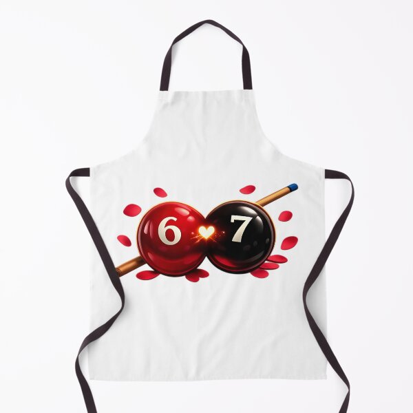 Item preview, 6 & 7 Billiard Balls Love Heart | Pool Player Valentine Romance Design designed and sold by HoneyVibe.