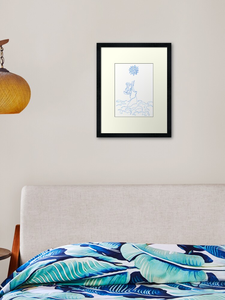 Thumbnail 2 of 7, Framed Art Print, angel designed and sold by Anthropolog.