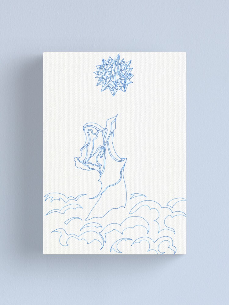 Thumbnail 1 of 3, Canvas Print, angel designed and sold by Anthropolog.