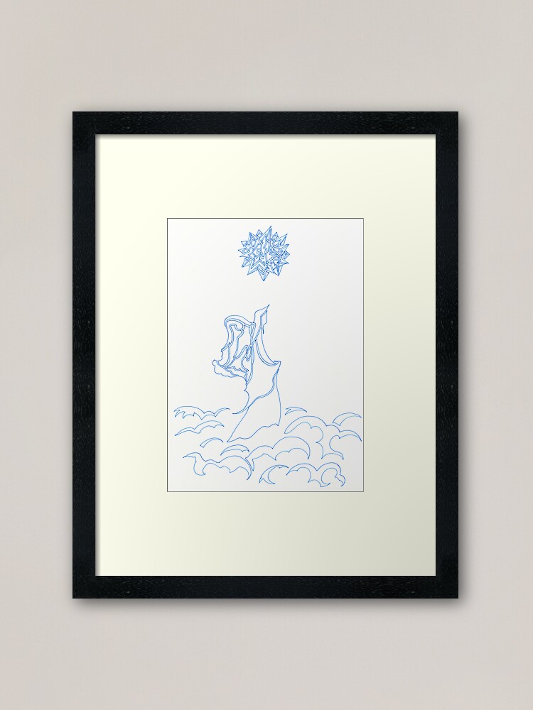 Thumbnail 1 of 7, Framed Art Print, angel designed and sold by Anthropolog.