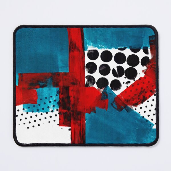 Item preview, Red and Teal with Various Dots 3 designed and sold by Jdcarter27.