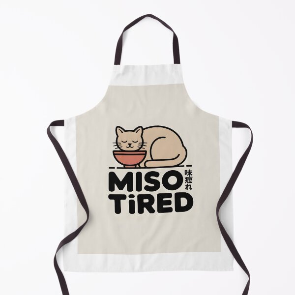 Item preview, Minimal Cat Ramen Shirt – Miso Tired Japanese Food Aesthetic designed and sold by Viktorio Art Shop.