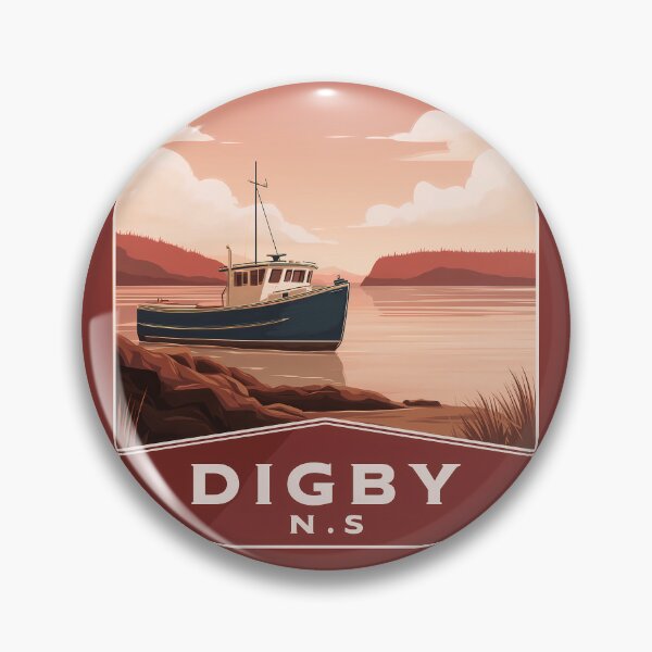 Item preview, Digby Nova Scotia, Bay of Fundy Coastal Fishing Boat & Tidal Shore NS designed and sold by meganohm.