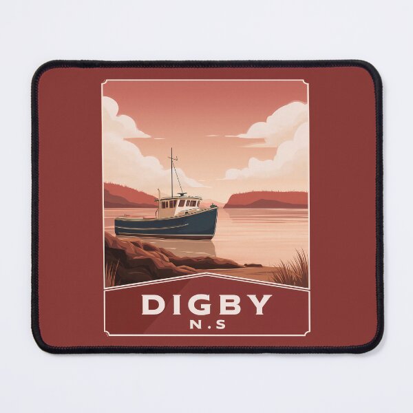 Item preview, Digby Nova Scotia, Bay of Fundy Coastal Fishing Boat & Tidal Shore NS designed and sold by meganohm.