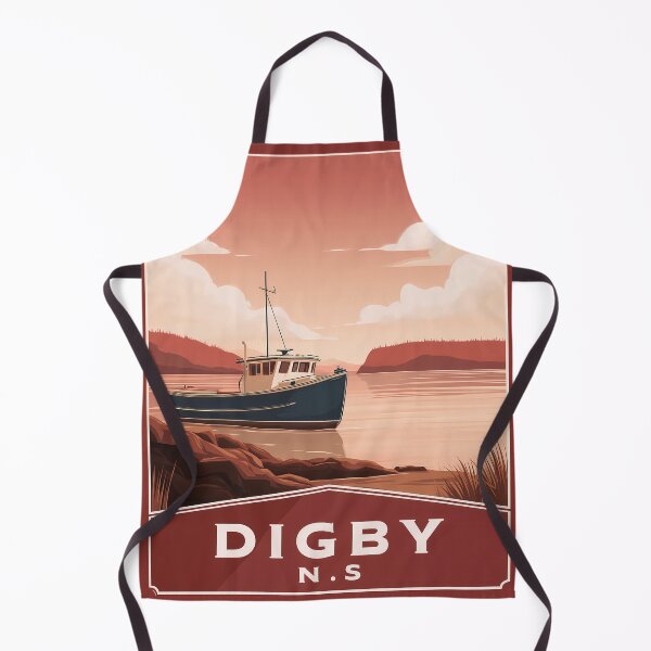 Item preview, Digby Nova Scotia, Bay of Fundy Coastal Fishing Boat & Tidal Shore NS designed and sold by meganohm.