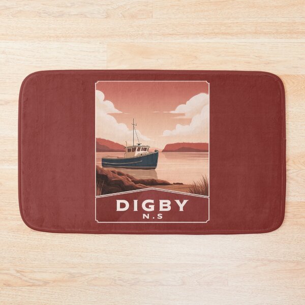 Item preview, Digby Nova Scotia, Bay of Fundy Coastal Fishing Boat & Tidal Shore NS designed and sold by meganohm.