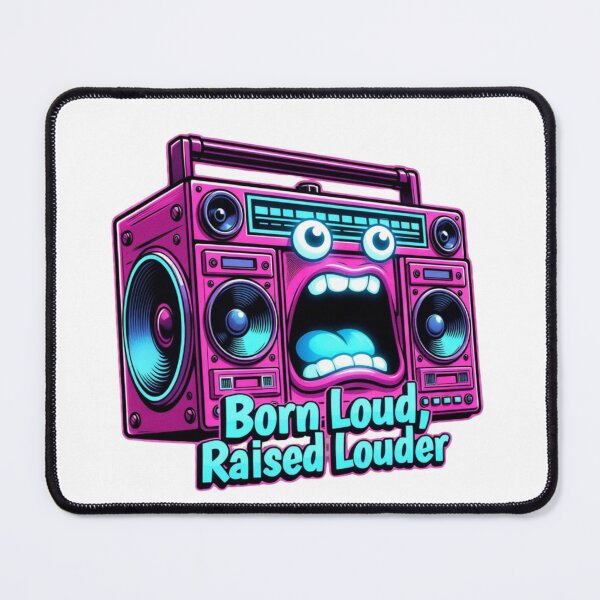 Item preview, Born Loud, Raised Louder designed and sold by RisingWolfStudio.