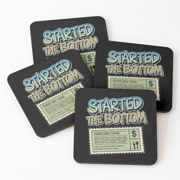Item preview, started from the Bottom – Food Stamp Comic Tee designed and sold by Paulina Szymoniak.