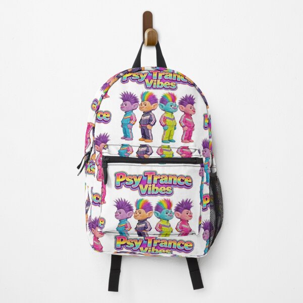 Item preview, Retro PsyTrance Troll Squad - Rainbow Neon Rave Art designed and sold by Hen-C-Art.