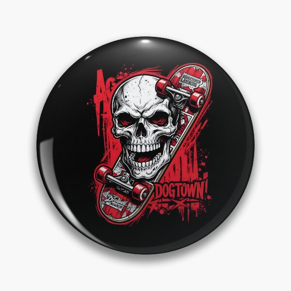 Item preview, Dogtown skate skull scene designed and sold by Uglyandcute.
