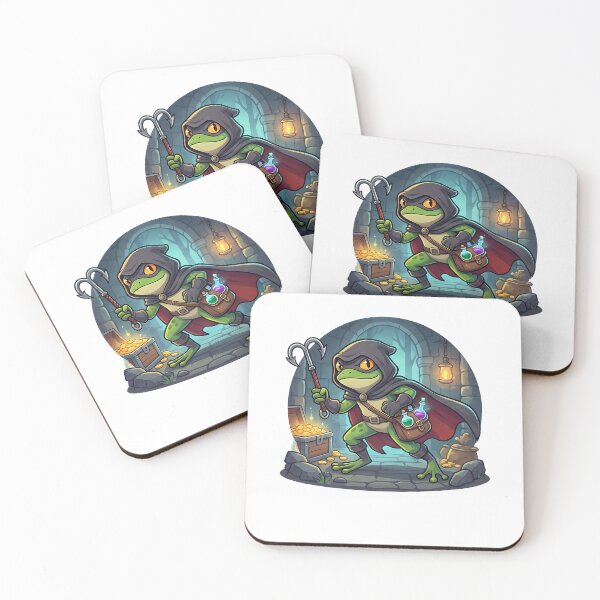 Item preview, Fantasy Frog Rogue Treasure Hunter Adventure designed and sold by k3rstman1.