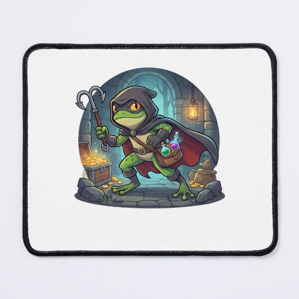 Item preview, Fantasy Frog Rogue Treasure Hunter Adventure designed and sold by k3rstman1.