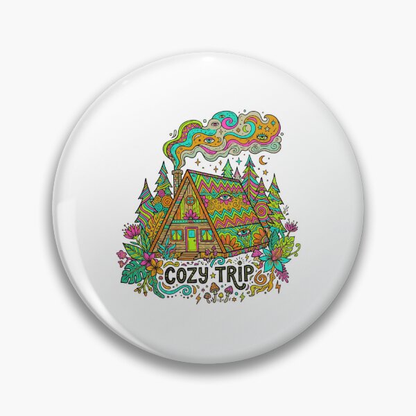 Item preview, Psychedelic Forest Cabin designed and sold by AliveStyle.