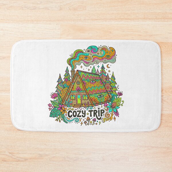 Item preview, Psychedelic Forest Cabin designed and sold by AliveStyle.