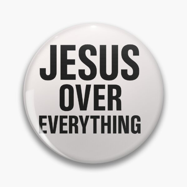 Item preview, Jesus Over Everything – Christian Faith Statement Design designed and sold by astersgraphics.