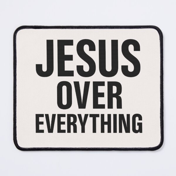 Item preview, Jesus Over Everything – Christian Faith Statement Design designed and sold by astersgraphics.