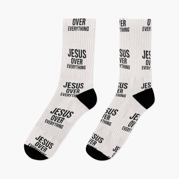 Item preview, Jesus Over Everything – Christian Faith Statement Design designed and sold by astersgraphics.