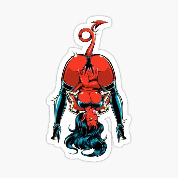 Devilgirl Flexible Sticker