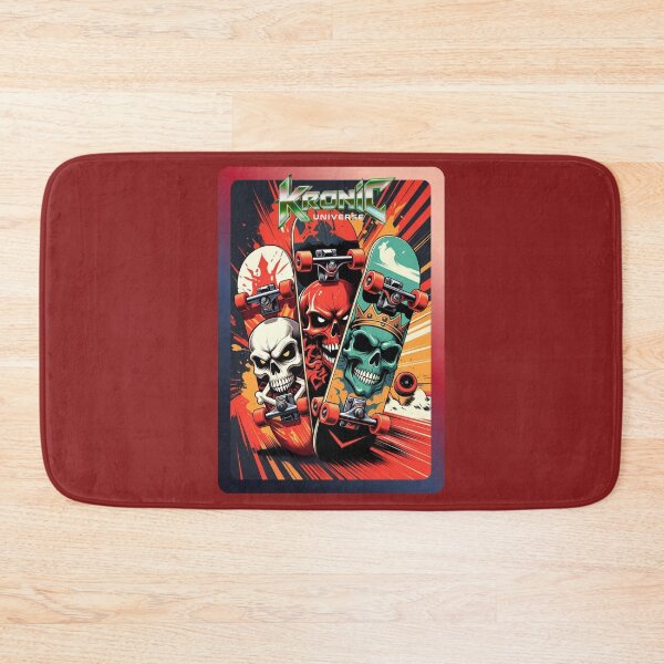 Item preview, Flying Skull Skateboard designed and sold by Kronic Universe.