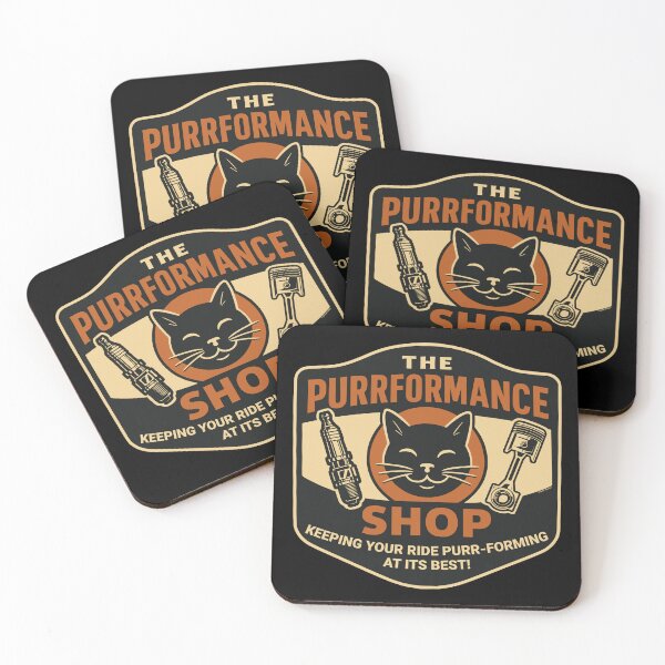 Item preview, The Purrformance Shop - Feline-Tuned Garage Humor designed and sold by Automotive Art by Greg.