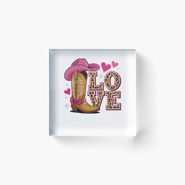 Item preview, Valentines Day Cowboy boots and hat designed and sold by Lbeck1869.