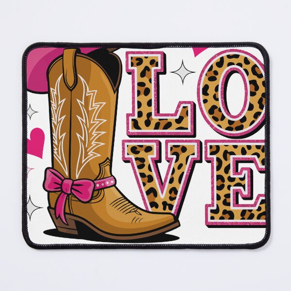 Item preview, Valentines Day Cowboy boots and hat designed and sold by Lbeck1869.